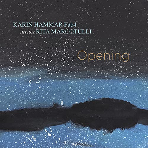 CD cover for "Opening" by Karin Hammar and Rita Marcotulli, abstract art.