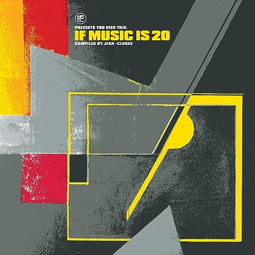 Album cover for “If Music Is 20” with abstract geometric design.