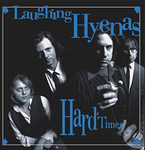Laughing Hyenas album cover featuring four people in dark suits.