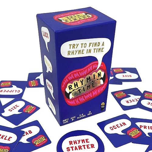 Lucky Egg Rhymin Time: The Rapid Rhyming Party Game | Ages 8+ | 2-8 Players | For Families, Adults, Teenagers & Kids | Family Fun Rhyme Word Game For Game Night, Party, Birthday, Christmas, Travel