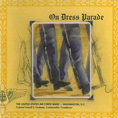 CD cover for "On Dress Parade" featuring legs in uniform marching.
