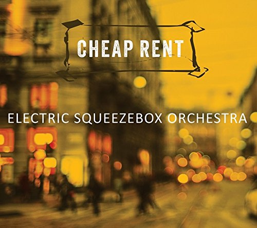 "Album cover with 'Cheap Rent' text on a blurred city street at night."