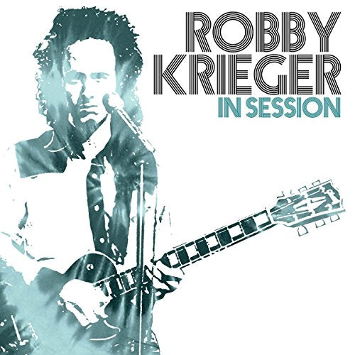 Album cover with Robby Krieger playing guitar and singing into a microphone.