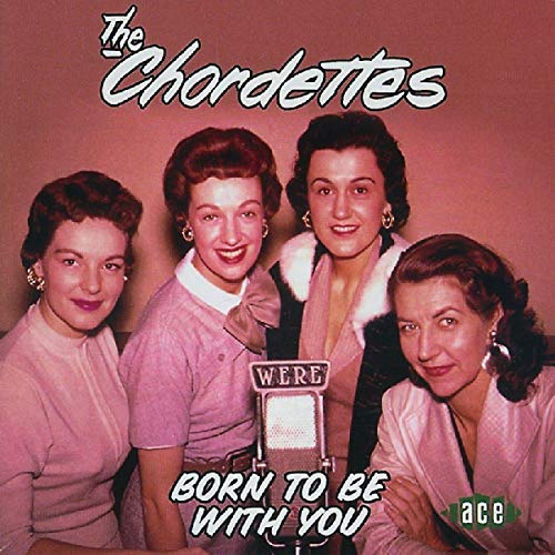 CD cover featuring four smiling women from The Chordettes vocal group.