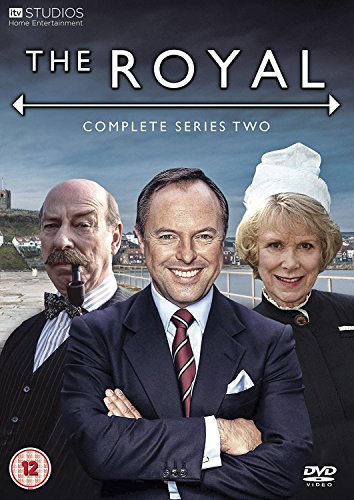 DVD cover for "The Royal: Complete Series Two" featuring three people in formal attire.