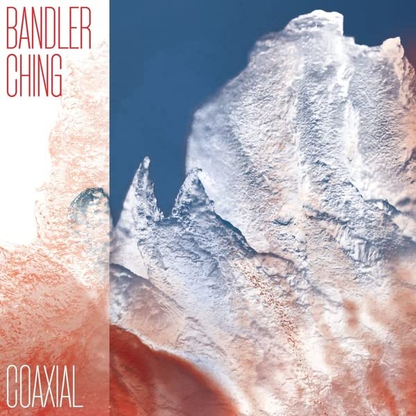 Vinyl album cover for Bandler Ching’s “Coaxial” featuring a snowy mountain.
