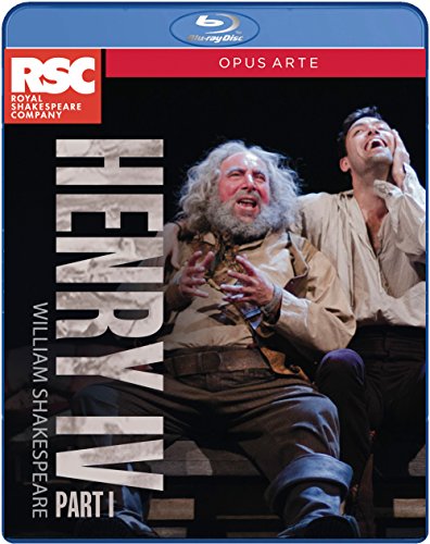 Blu-ray cover for Shakespeare’s Henry IV Part 1, featuring two actors.