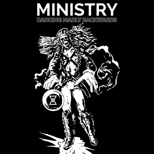 Black and white album cover with a skeletal figure holding a glowing orb.