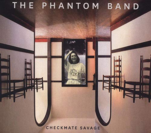 CD cover for "Checkmate Savage" by The Phantom Band, featuring a mirrored room.
