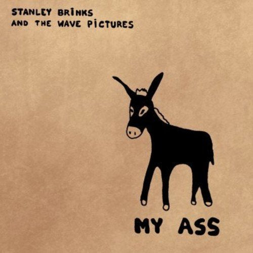 CD cover: Silhouette of a donkey on a tan background, text reads "My Ass".