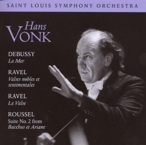 Black and white image of a conductor on a CD cover.