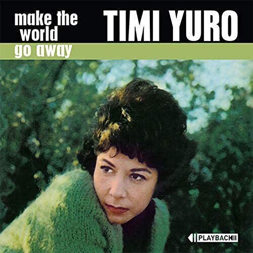 CD cover featuring Timi Yuro, a woman with dark hair, in green.