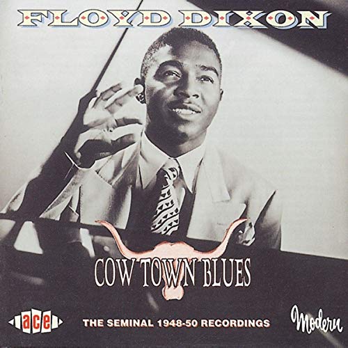 Floyd Dixon album cover featuring a portrait of the musician with a fiddle.