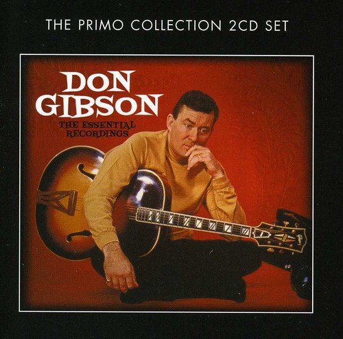 Album cover with Don Gibson holding a guitar against a red background.