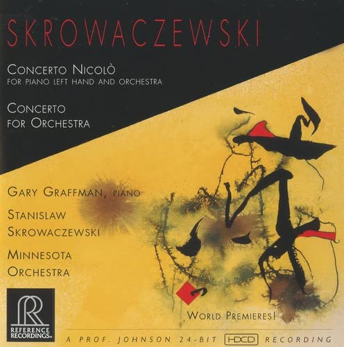 CD cover for Skrowaczewski’s concertos with the Minnesota Orchestra.