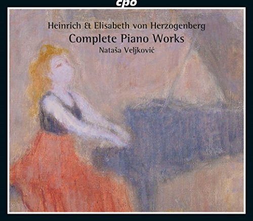 CD cover: painting of a woman with a piano, titled "Complete Piano Works".