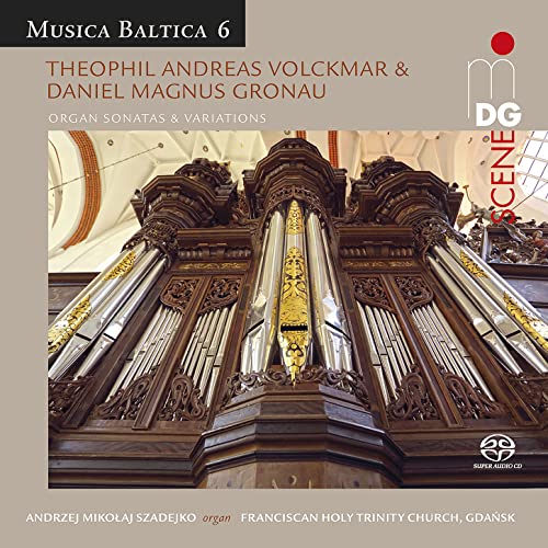 CD cover featuring a detailed view of a golden church organ.