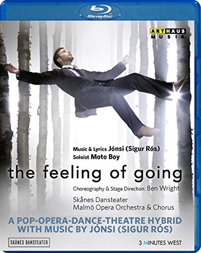 Bluray case for "The Feeling Of Going" by Jónsi, with title and artist printed on the cover.