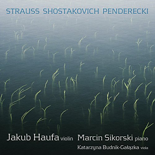 CD cover with grass-like plants in water, featuring composer and musician names.