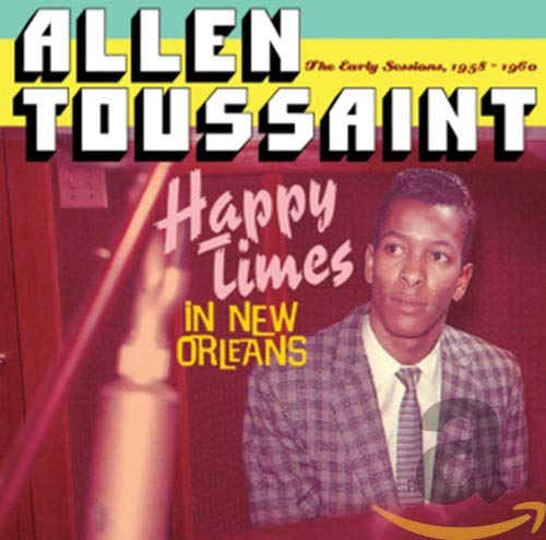 Allen Toussaint CD cover featuring a portrait and colorful text.