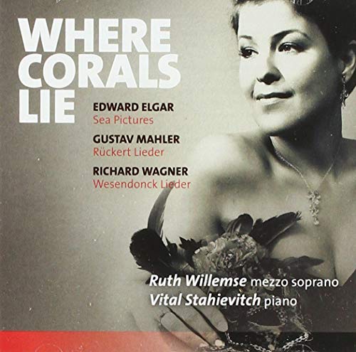 "CD cover with black and white photo of a woman holding flowers."