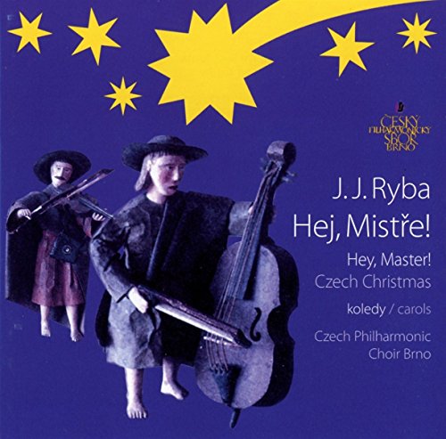 CD cover: musicians with a double bass, stars, and text.