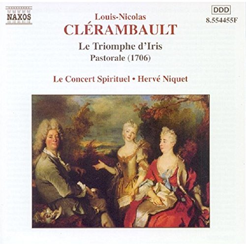 CD cover for Clérambault’s *Le Triomphe d'Iris* with a period painting.