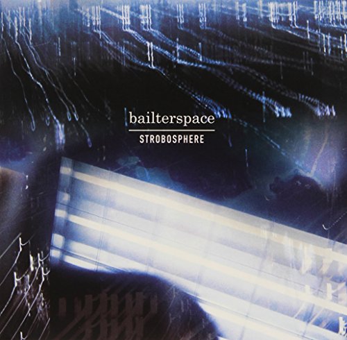 CD cover for Bailterspace’s “Strobosphere” with abstract blue and black streaks.