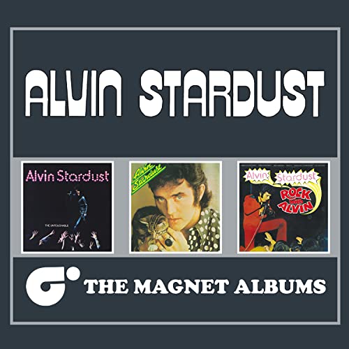 Alvin Stardust CD cover featuring album artwork and text “The Magnet Albums”.