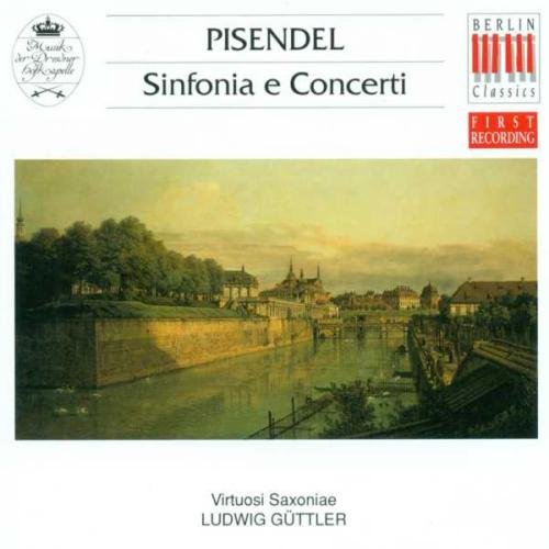 A classical music CD cover featuring a serene river landscape painting, with text and logos.
