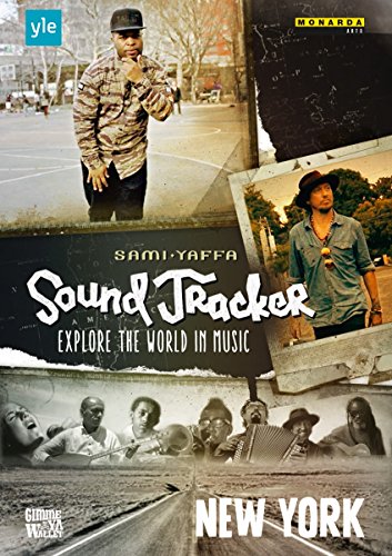 DVD cover for "Sound Tracker" with collage of musicians and "New York" text.