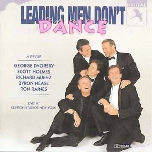 CD cover for “Leading Men Don’t Dance” featuring six men in tuxedos.