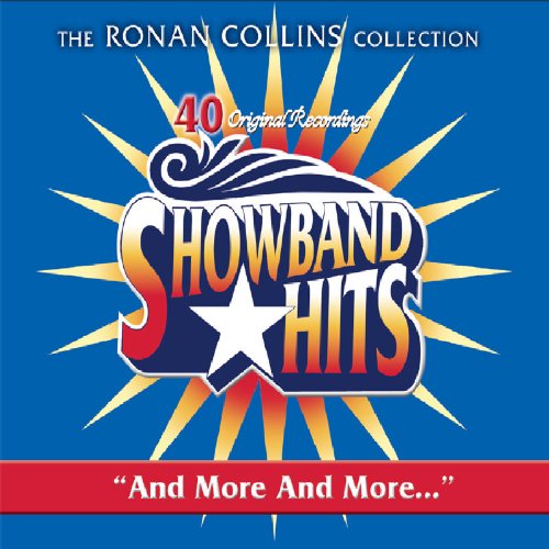 CD cover for Ronan Collins Showband Hits, with starburst background.