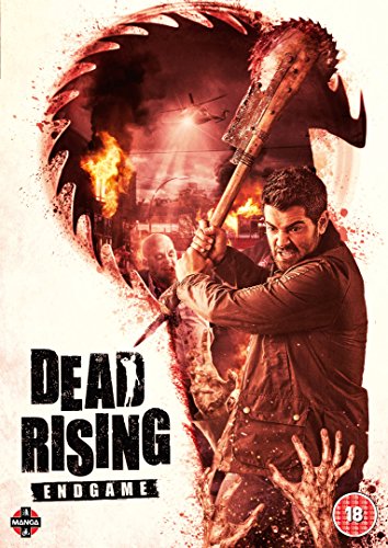 DVD cover art for "Dead Rising: Endgame" featuring a man wielding a bloody axe.