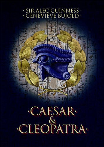 Caesar & Cleopatra" DVD cover with Egyptian headdress and hieroglyphs.
