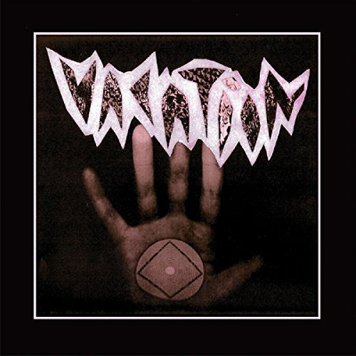A CD cover featuring a hand with a coin and stylized text against a black background.
