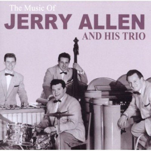 "CD cover with black and white photo of three suited men playing instruments."