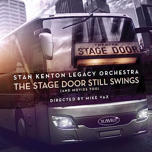 CD cover featuring a tour bus with “Stage Door” signage.