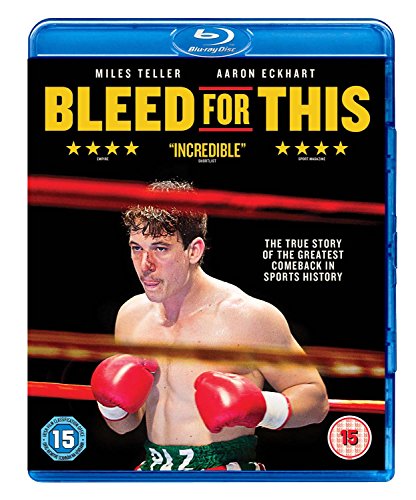 "Blu-ray case with a boxer in red gloves on the cover."