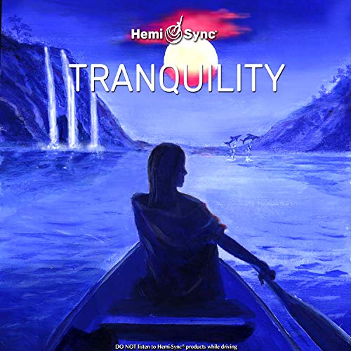 CD cover: person in boat on water under a full moon.