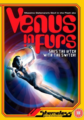 DVD cover with a woman wielding a whip, surrounded by swirling colors and bold text.