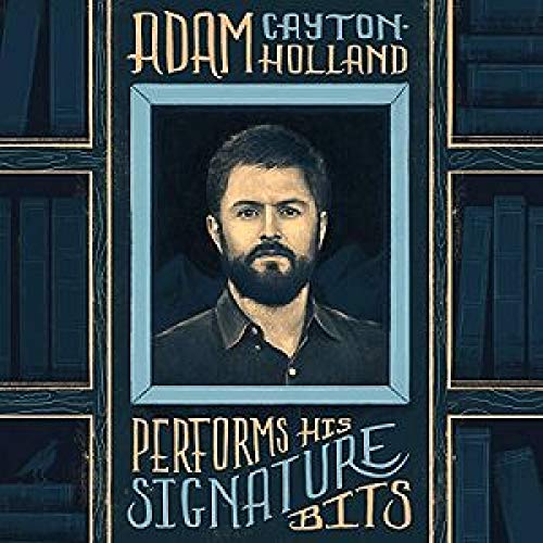 "Album cover featuring a man with a beard in a blue-framed portrait."
