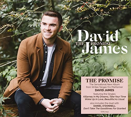 CD cover for David James’ “The Promise,” featuring a portrait of the artist.