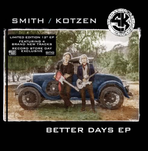 Smith/Kotzen album cover featuring two guitarists and a vintage car.