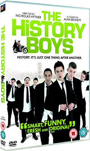 DVD cover for "The History Boys" featuring a group of schoolboys.