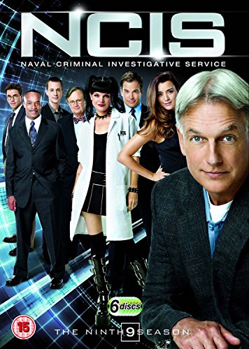 NCIS Season 9 DVD cover featuring main cast members and title in silver font.