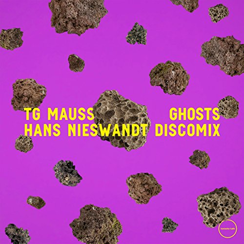 "Purple album cover with brown rocks and yellow text."