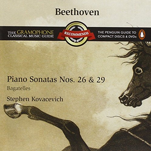 CD cover for Beethoven piano sonatas featuring a horse’s head.