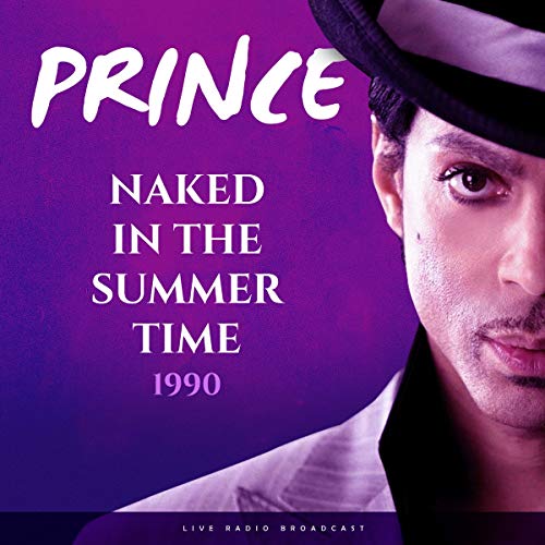 Prince album cover, “Naked in the Summertime 1990,” close-up portrait.
