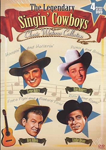 DVD cover featuring portraits of Gene Autry, Roy Rogers, Rex Allen, and Eddie Dean.